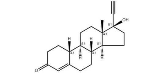नॉरएथिस्टेरोन (नोरेथिंड्रोन) कैस नं.:68-22-4