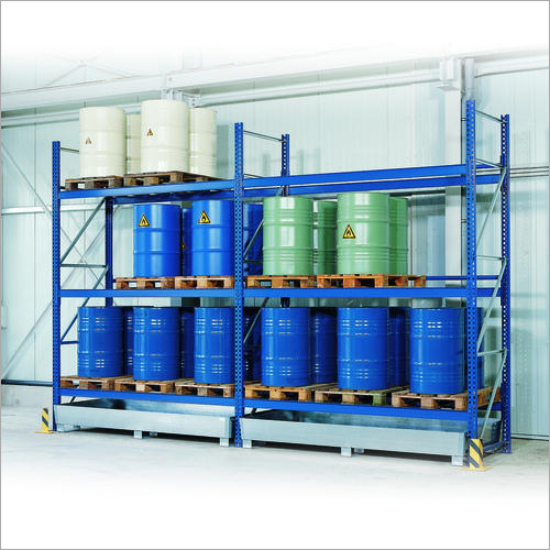 ड्रम के लिए पैलेट रैक