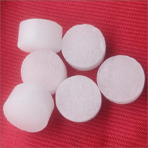 White Camphor Tablet - 99% Pure Camphor, Round Shape, White Color, Bulk Packaging, 100g Weight