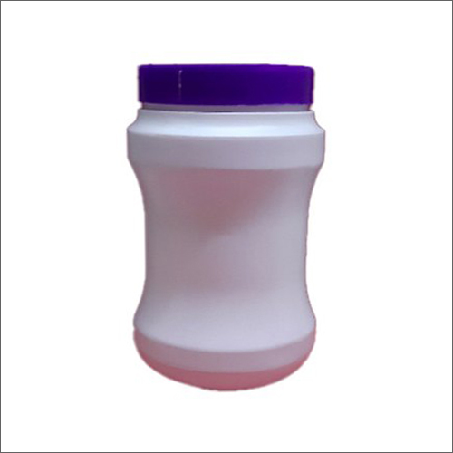 400gm Round Chyavanpras Jar Bottle - Plastic PET with Screw Cap, Round Shape, White Color | Durable and Hygienic Packaging Solution