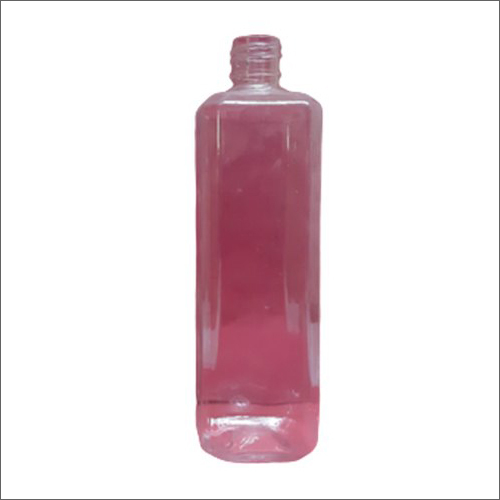 200ml Square Shape Clear Pet Bottle - Clear Pet Material, 200ml Capacity, Light Pink Color, Screw Cap Sealing, Ideal for Beverages, BPA Free, Durable