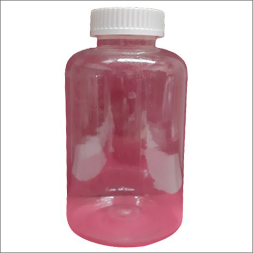 715ml Transparent PET Container - PET Material , Pink Color with Resealable White Lid, Durable and Versatile Storage Solution