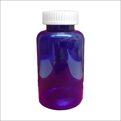 400ml Plain Round PET Container - PET Material, 400ml Capacity, Blue And White Color | Durable Design For Enhanced Content Protection