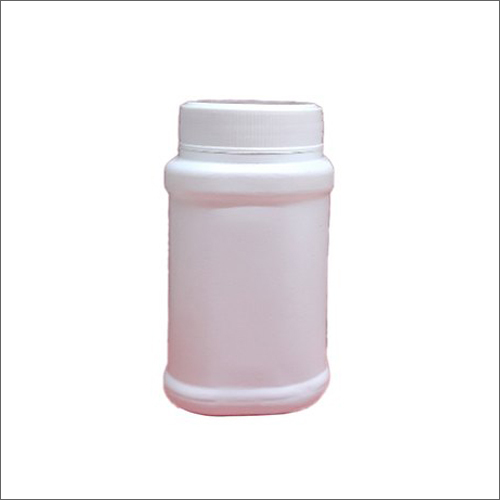 100gm HDPE Square Churna Bottle - HDPE Material, 100g Size, White Color | Round Shape, Secure Screw Cap Sealing