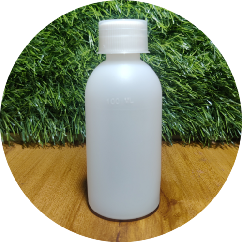 100ml White Dry Syrup Bottle - HDPE, Round Shape, White Color | Ideal for Preserving Dry Syrup Qualities, Durable & High-Quality Material