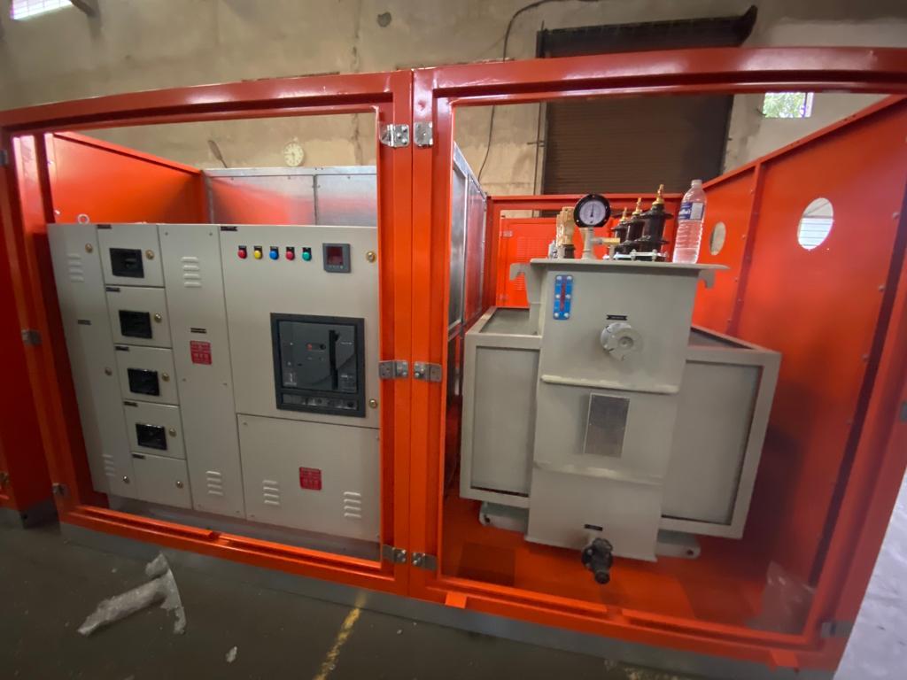 Compact Substation Transformer - High Efficiency Copper Winding, Durable Steel Enclosure, Compact Design With Enhanced Cooling