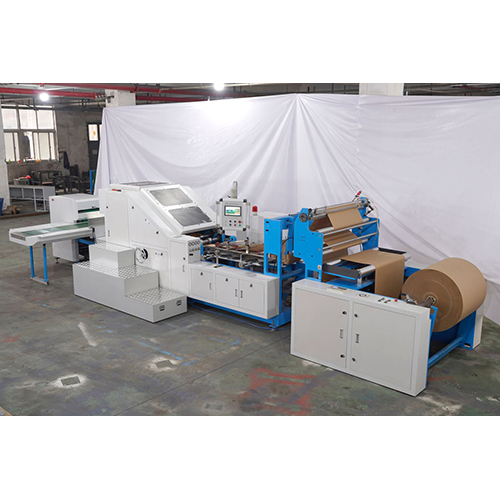Square Bottom Paper Bag Making Machine - Mild Steel, Automatic Grade | Computerized Technology For Enhanced Efficiency