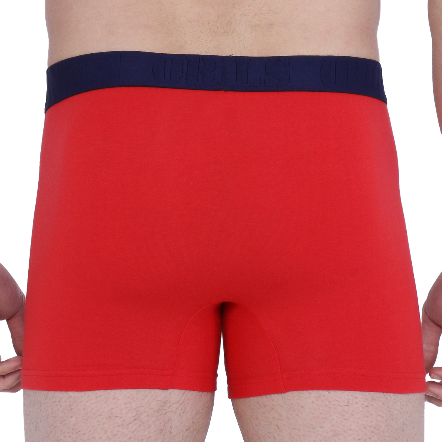 Semantic Cotton-elastane Red Trunks With Fly - Age Group: 16 Above