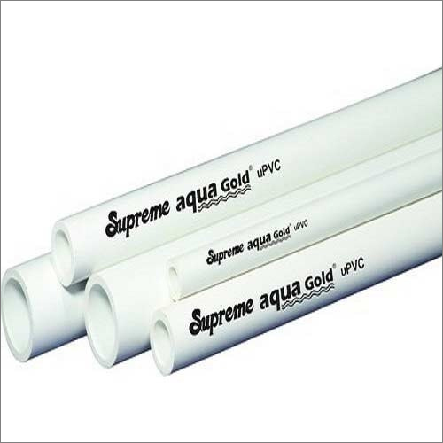 Supreme UPVC Pipe - Round Design, 6 Feet Length | Durable UPVC Material, Versatile Usage