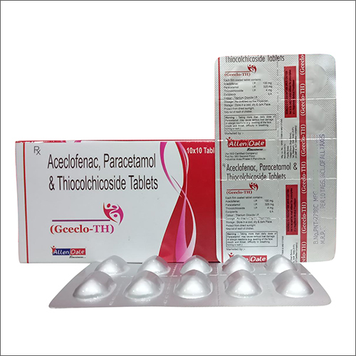Aceclofenac Paracetamol And Thiocolchicoside Tablets