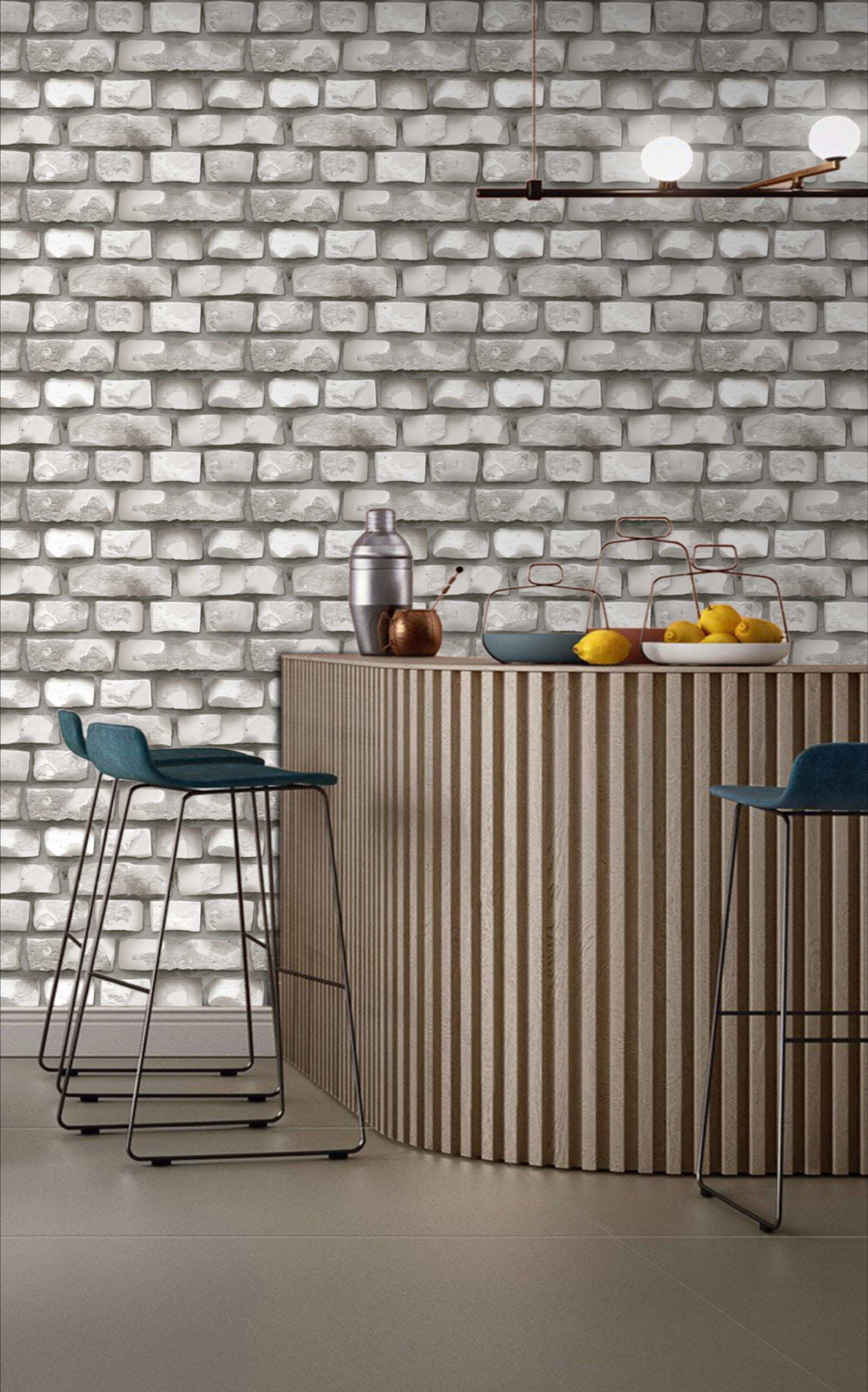 Elevation Series 1 - Ceramic Wall Tiles 12x18 , Multi Color Vitrified Rectangular Design, Acid Proof & Waterproof Material