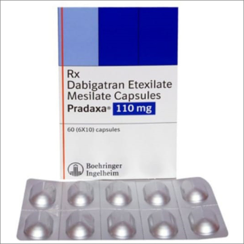 Dabigatran Etexilate Mesilate Capsules - 110 Mg, Twice Daily Dosage for Stroke Prevention and Blood Clot Management