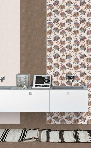 Glossy 10 - Ceramic Tiles 12x18 | Multi Color, Acid Proof, Waterproof, Flatness 6-8mm, Vitrified Technique, Ideal for Bathroom & Kitchen