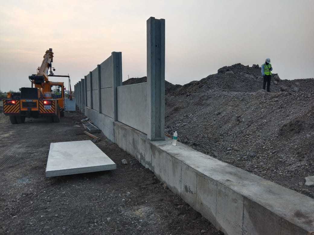 Rectangular Precast Compound Wall