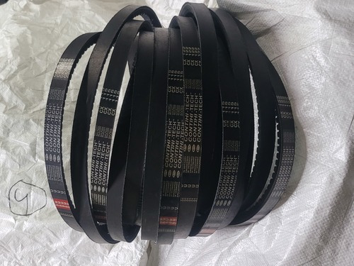 V Belts - Rubber, 100-500mm Length, 10-50mm Width, Black | ISO 9001 Compliant, 10-20MPa Tensile Strength, Power Transmission in Machinery