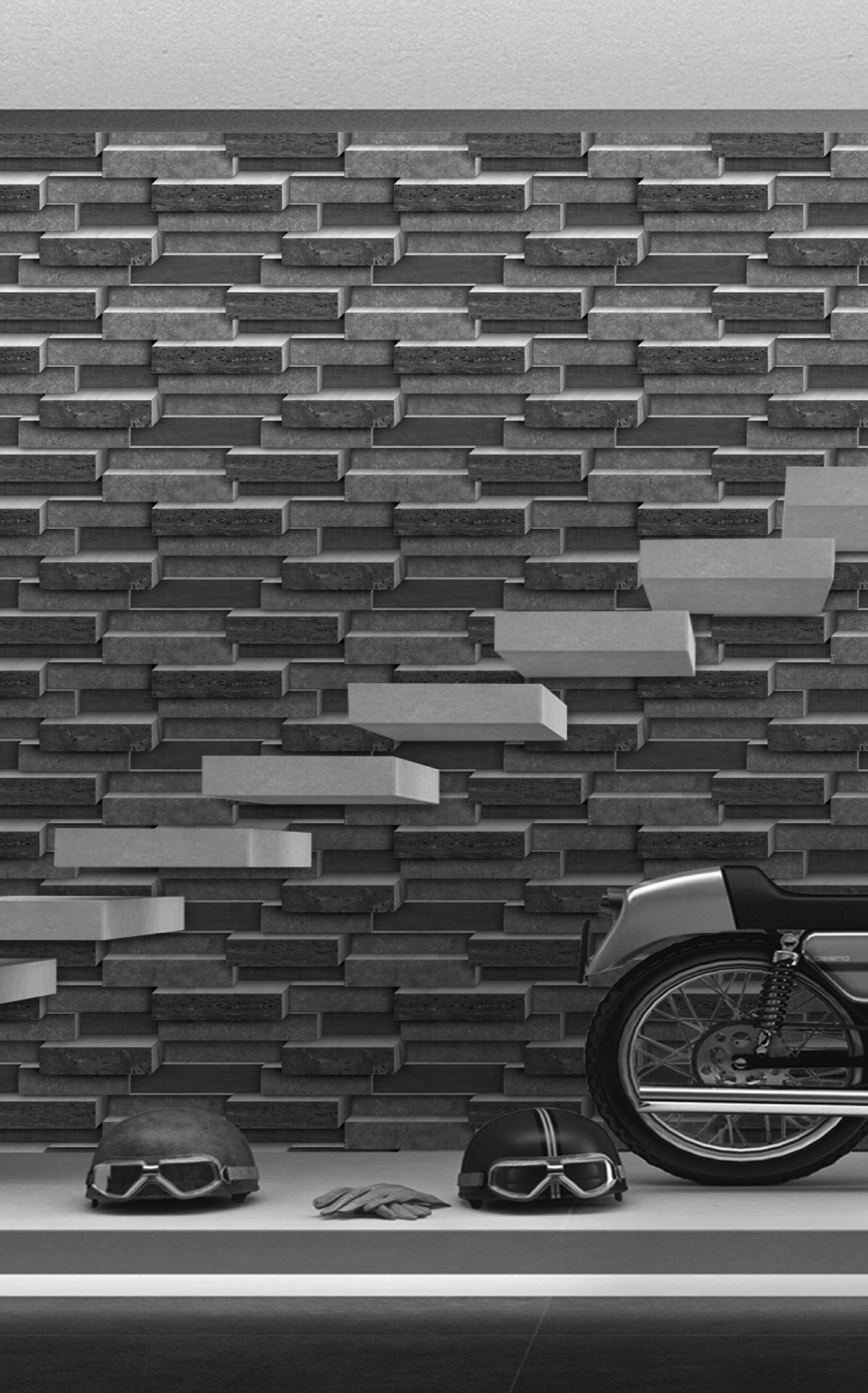 Elevation Series 2 - Ceramic Wall Tiles 12x18 | Vitrified, Acid Proof, Waterproof, Multi-color, Rectangle Shape, 6-8mm Thickness