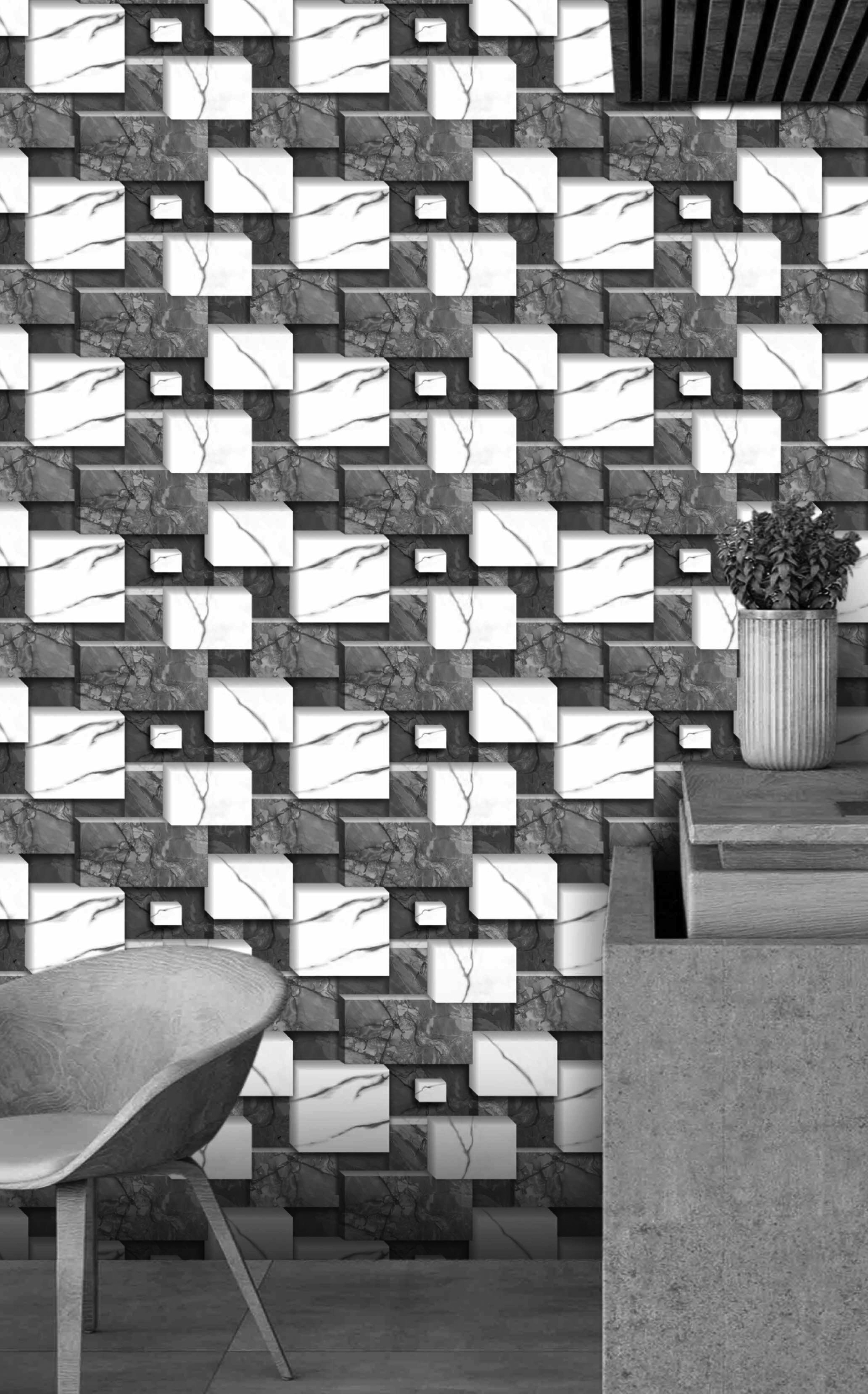 Elevation Series 2 - Ceramic Wall Tiles 12x18 | Vitrified, Acid Proof, Waterproof, Multi-color, Rectangle Shape, 6-8mm Thickness