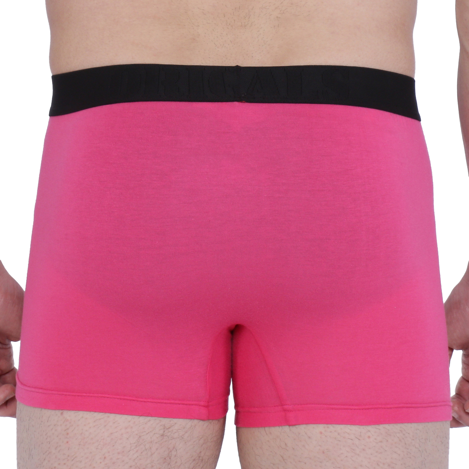 Semantic Cotton-elastane Pink Trunks With Fly - Age Group: 16 Above