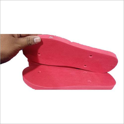 Red Slippers Sole - Premium Raw Rubber, Luxury Red Color , Comfortable, Washable, Versatile Thicknesses & Textures
