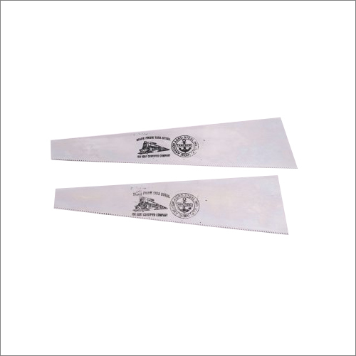 White Polish Handsaw Without Handle - Metal & Steel, Wood Cutting Tool, Versatile Design For Precision And Efficiency