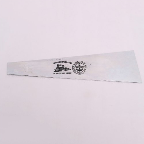 White Polish Handsaw Without Handle - Metal & Steel, Wood Cutting Tool, Versatile Design For Precision And Efficiency