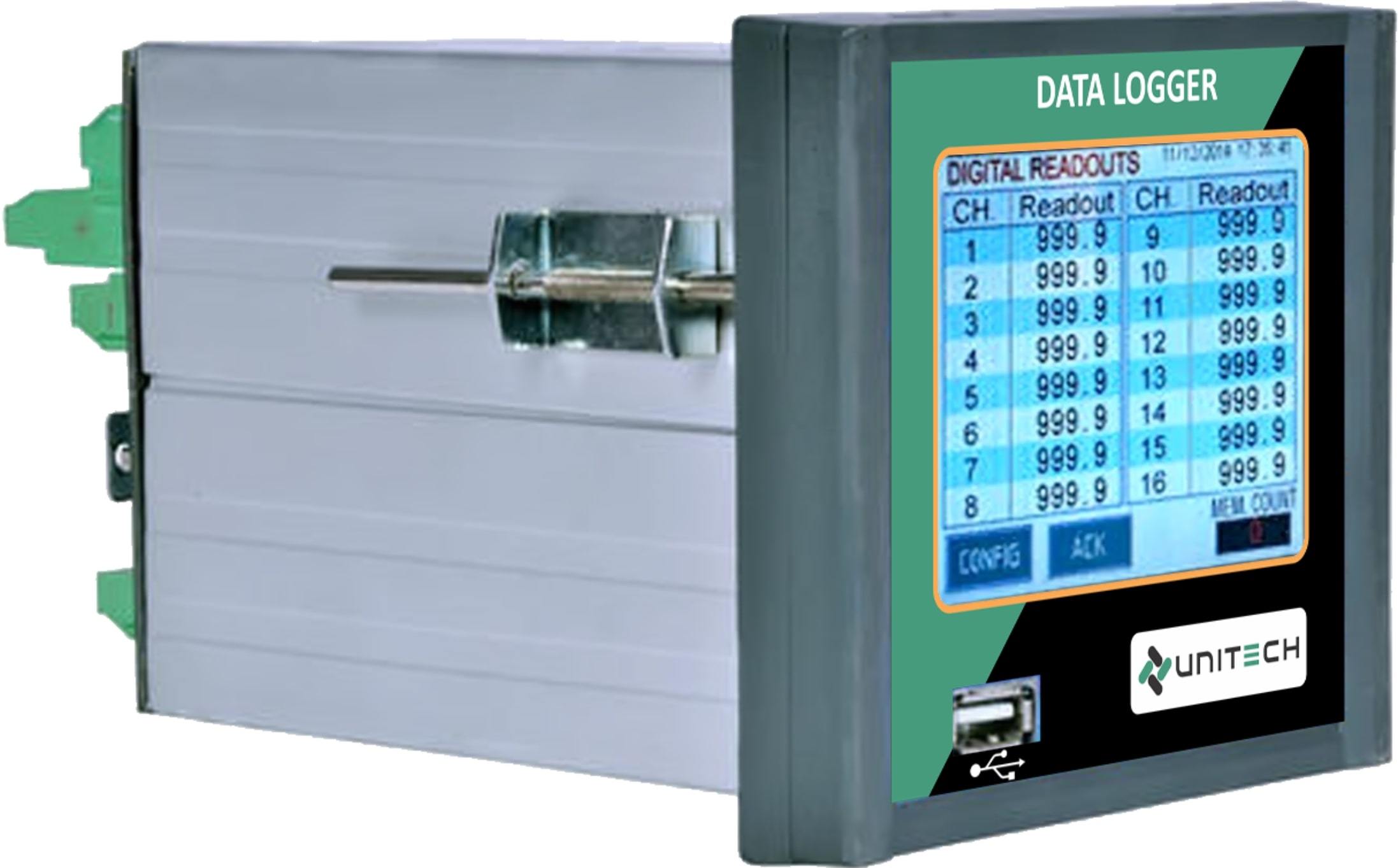 Multichannel Data Logger - Application: Industrial