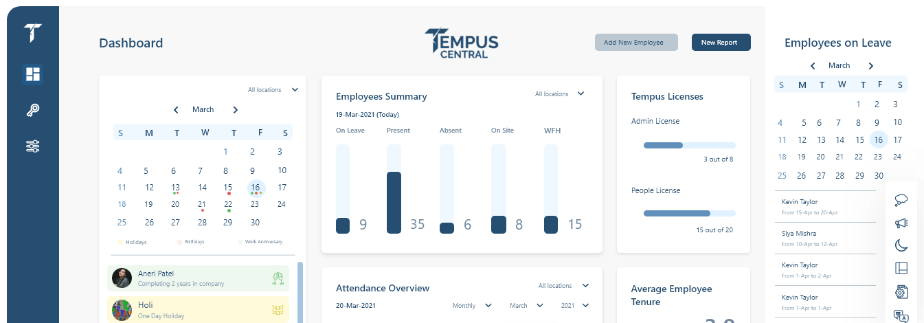 Cloud Base Time Attendance Software