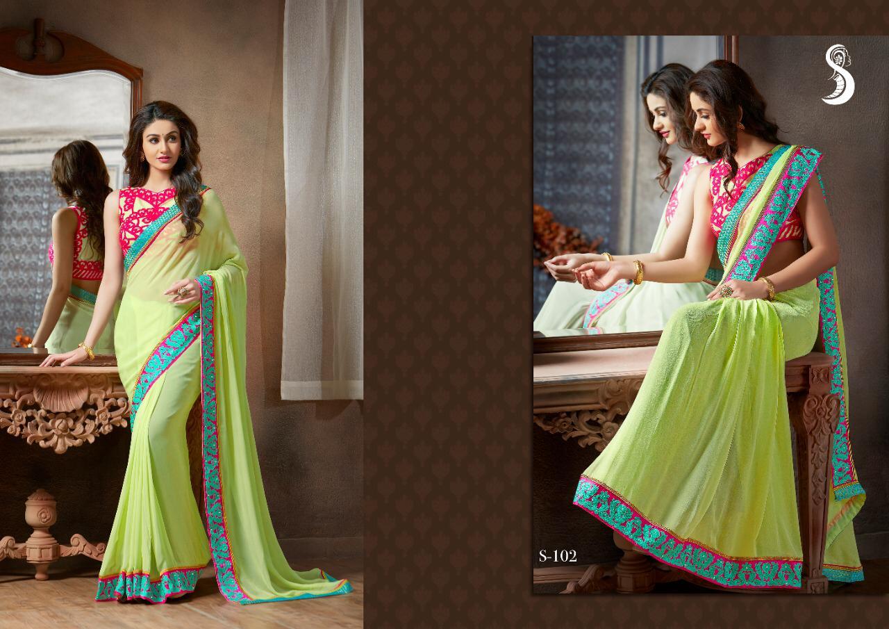 Breathable Lotus Silk 2nd Edition Designer Saree Catalog Set