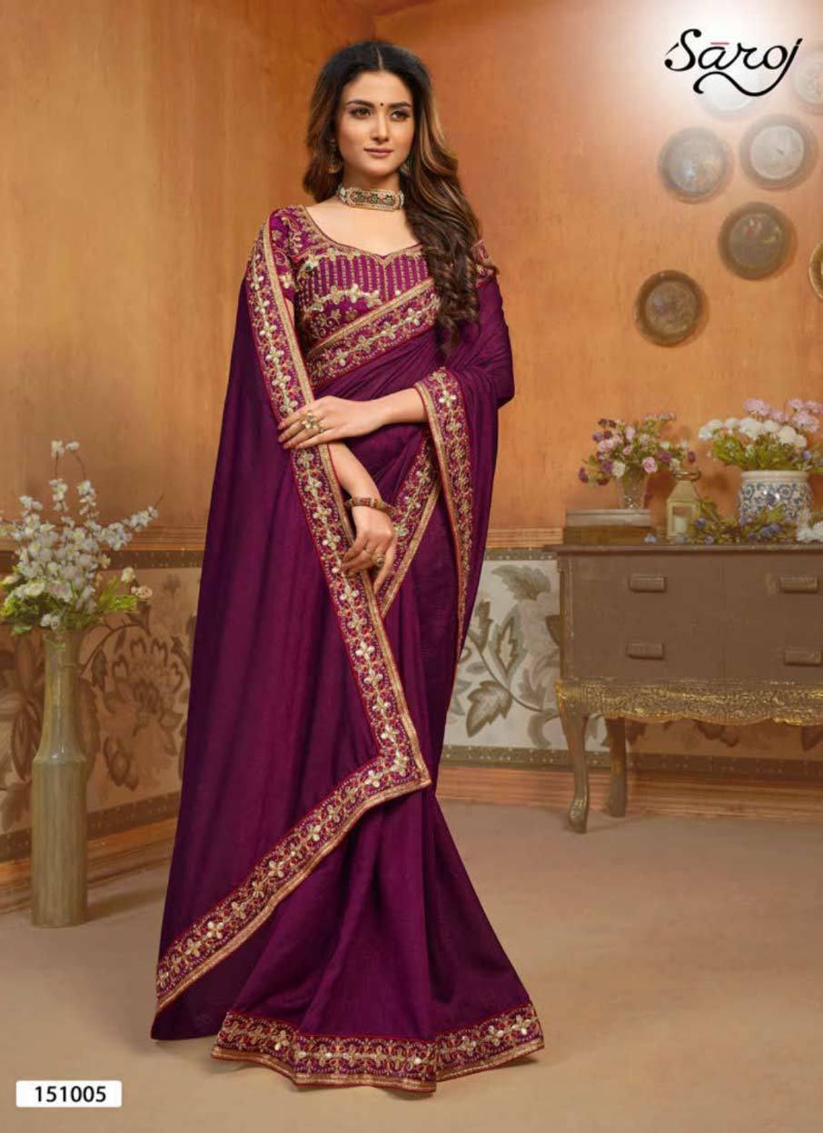 Breathable Lotus Silk 2nd Edition Designer Saree Catalog Set