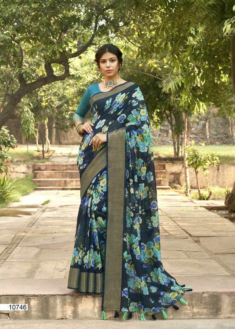 Breathable Lotus Silk 2nd Edition Designer Saree Catalog Set