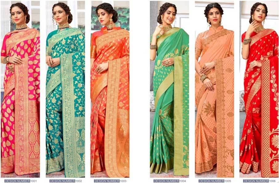Breathable Lotus Silk 2nd Edition Designer Saree Catalog Set