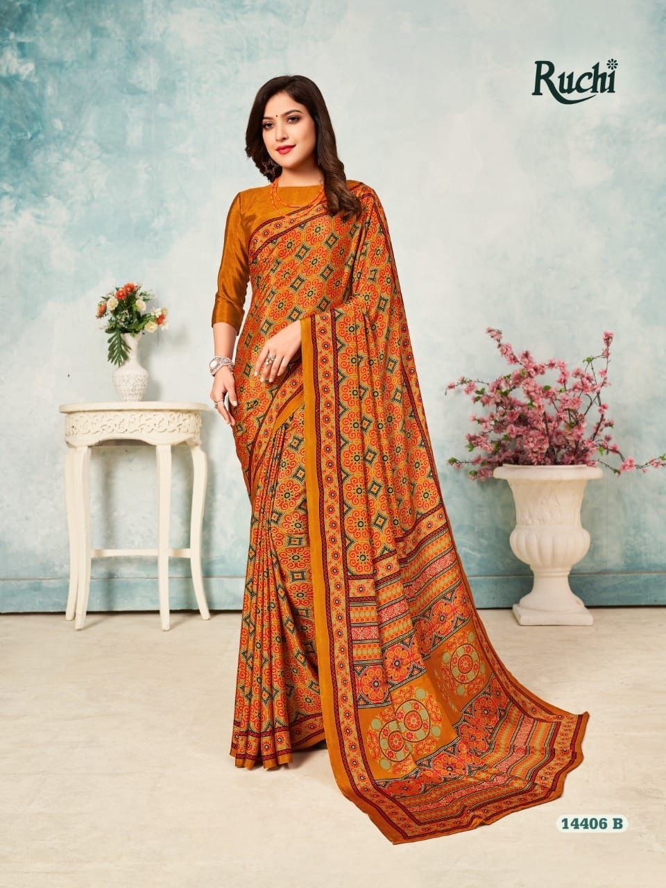 Breathable Lotus Silk 2nd Edition Designer Saree Catalog Set