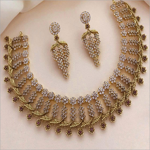 Fancy Temple Necklace Set