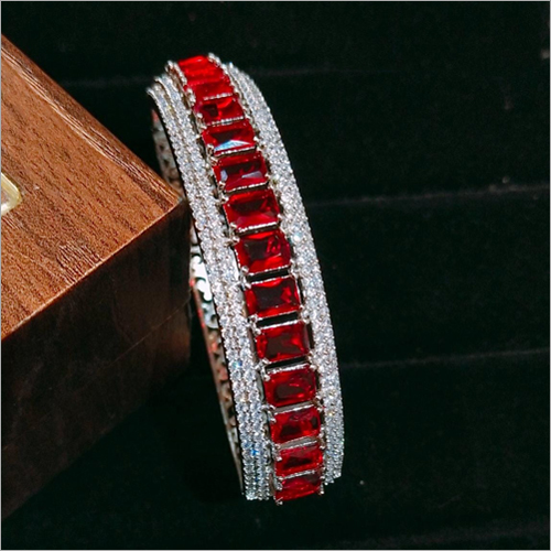 Rhodium Plated Openable Bracelet