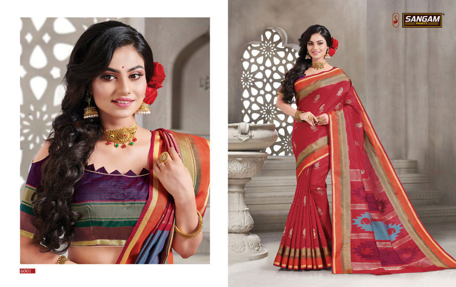 Handloom Sarees - Silk, 5.5 Meters X 45 Inches, Beige | Printed Border, Embroidered Pallu