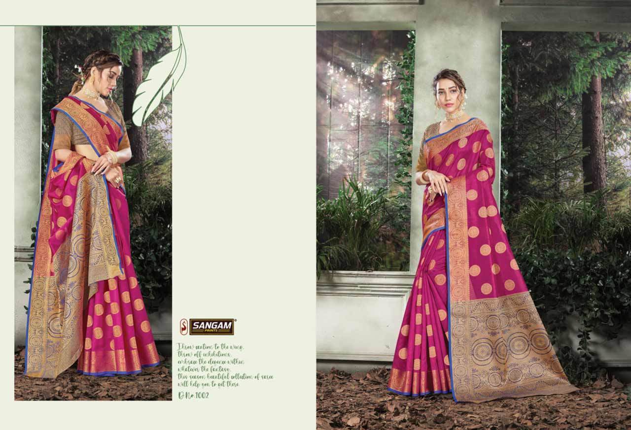 Handloom Silk Saree - Silk, 5.5 Meters X 1.2 Meters, Red | Floral Design, Ideal For Traditional Events And Special Occasions