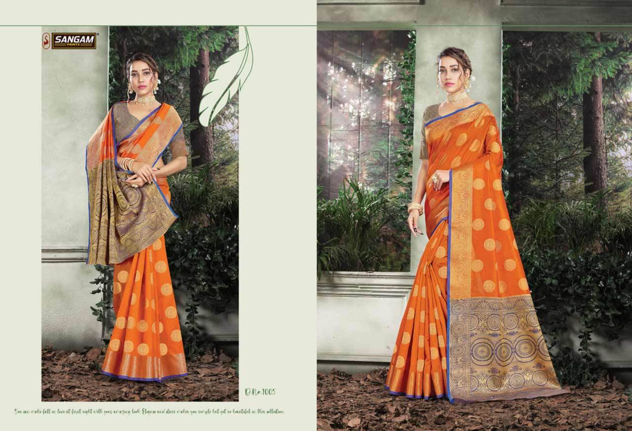Handloom Silk Saree - Silk, 5.5 Meters X 1.2 Meters, Red | Floral Design, Ideal For Traditional Events And Special Occasions