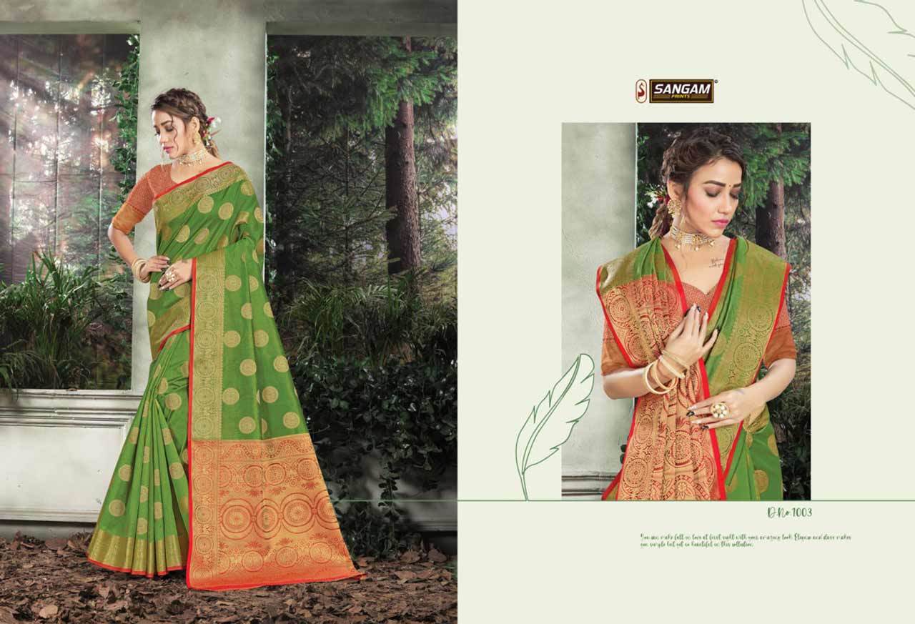 Handloom Silk Saree - Silk, 5.5 Meters X 1.2 Meters, Red | Floral Design, Ideal For Traditional Events And Special Occasions