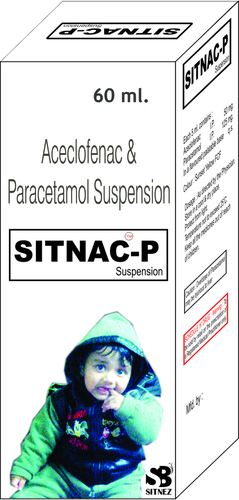 Aceclofenac & Paracetamol - 60 ml Oral Suspension | Pain Relief, Fever Reduction, Anti-Inflammatory Action by Sitnez