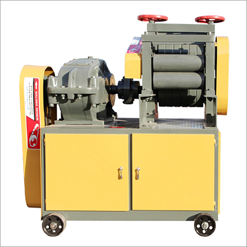 Tor Bar Straightening Machine - Mild Steel Construction | Equipped with Hydraulic Protection, Quality Tested for Carbon Steel and Brass Bars