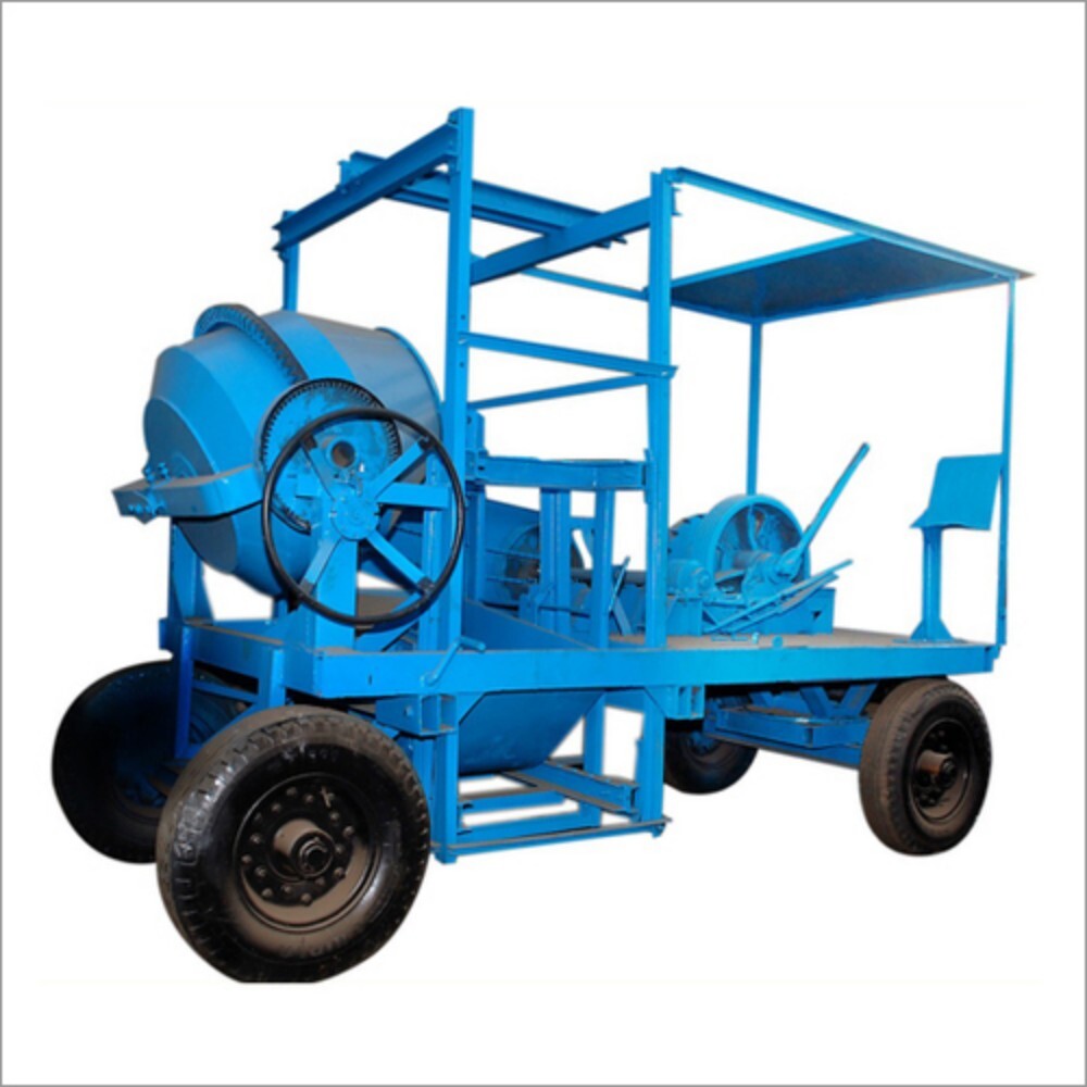 Mobile Concrete Mixer - Capacity: 1 Ton