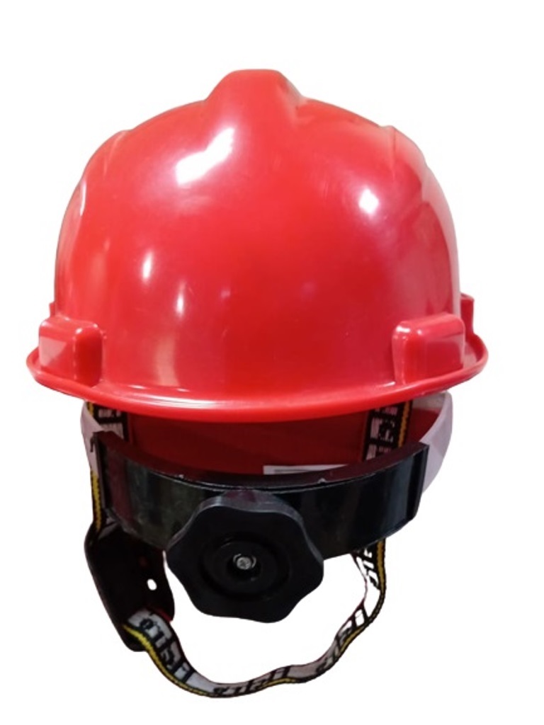 Metro Red Safety Helmet - Material: Hdpe