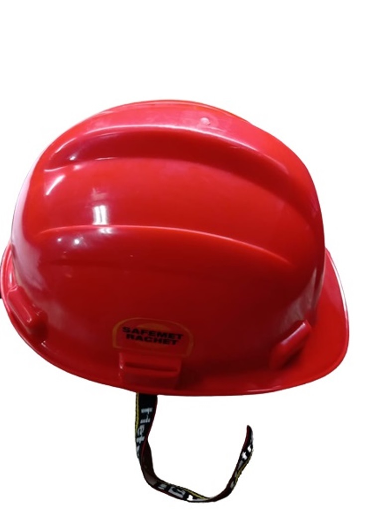Metro Red Safety Helmet - Material: Hdpe