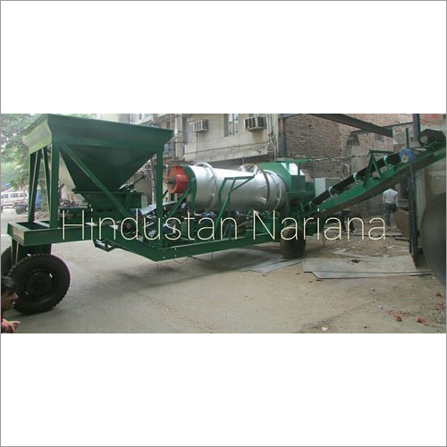 Mobile Automatic Hot Mix Plant - 10/15 to 60/90 T/hr Capacity | Made from MS Material, Superior Performance