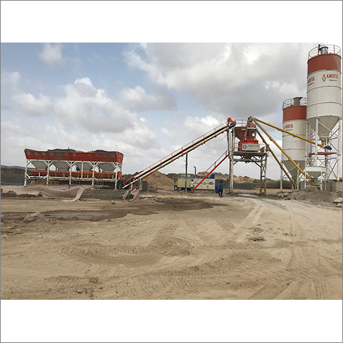 High Efficiency Stationary Concrete Batching Plant