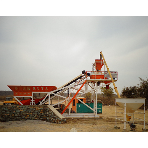 Compact Concrete Batching Plant - Steel Profile Welded Structure | Automatic Feeding, High Efficiency, Low Energy Consumption, Fast Assembly and Disassembly, PLC Controlled