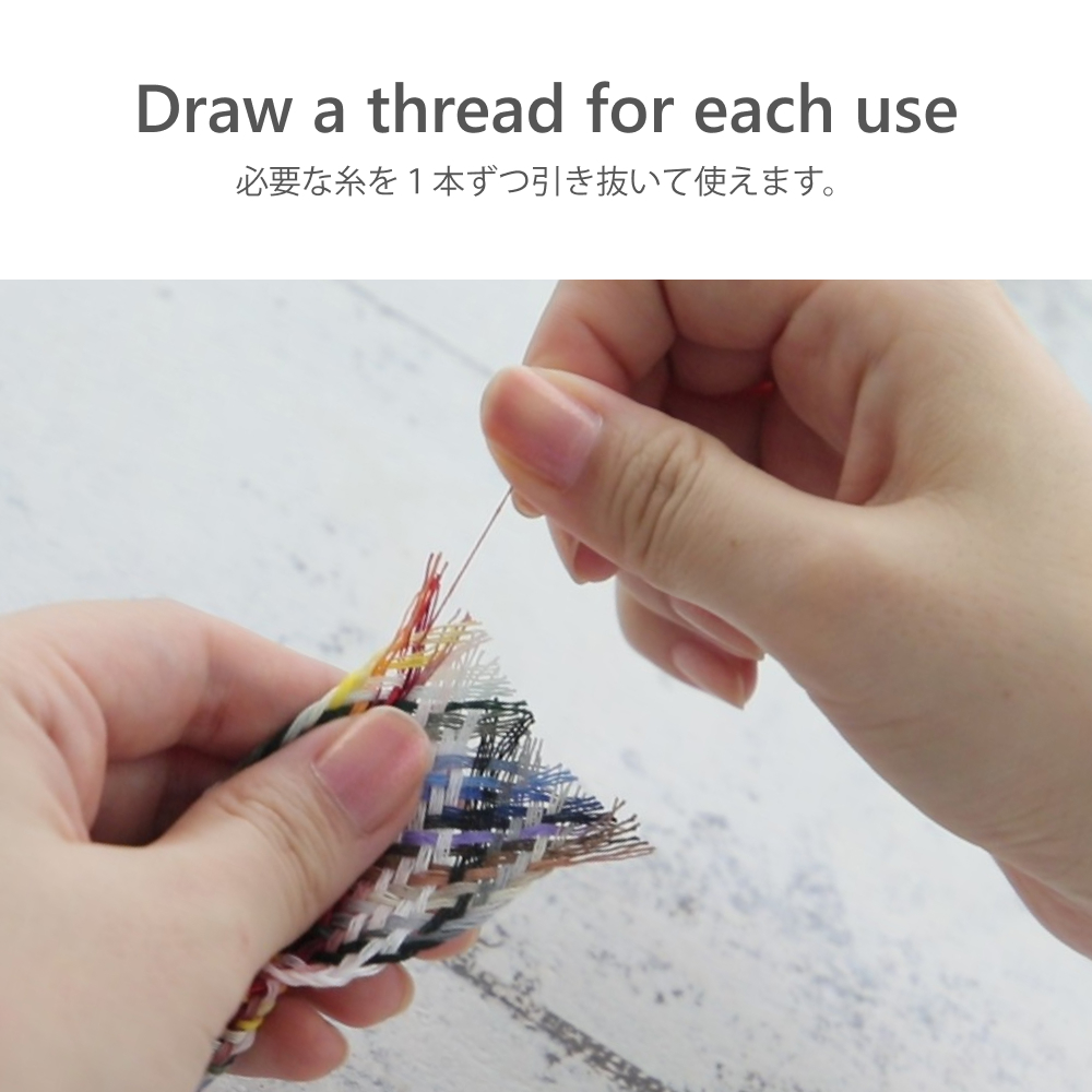 30 Colors Button And Craft Sewing Thread Kit Size: 6.69 X 2.52 X 0.55 Inches