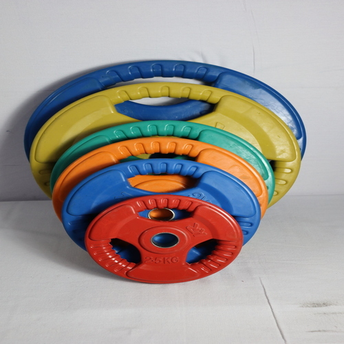 3-कट फिंगर प्लेट रंगीन