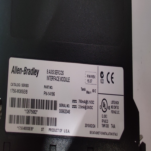 Allen Bradley 1756-mo8se/b Interface Module