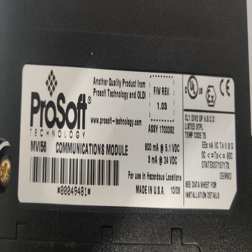 Allen Bradley Mvi56 Communication Module